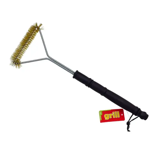 Grila birstīte ar misiņa stiepli, 45cm