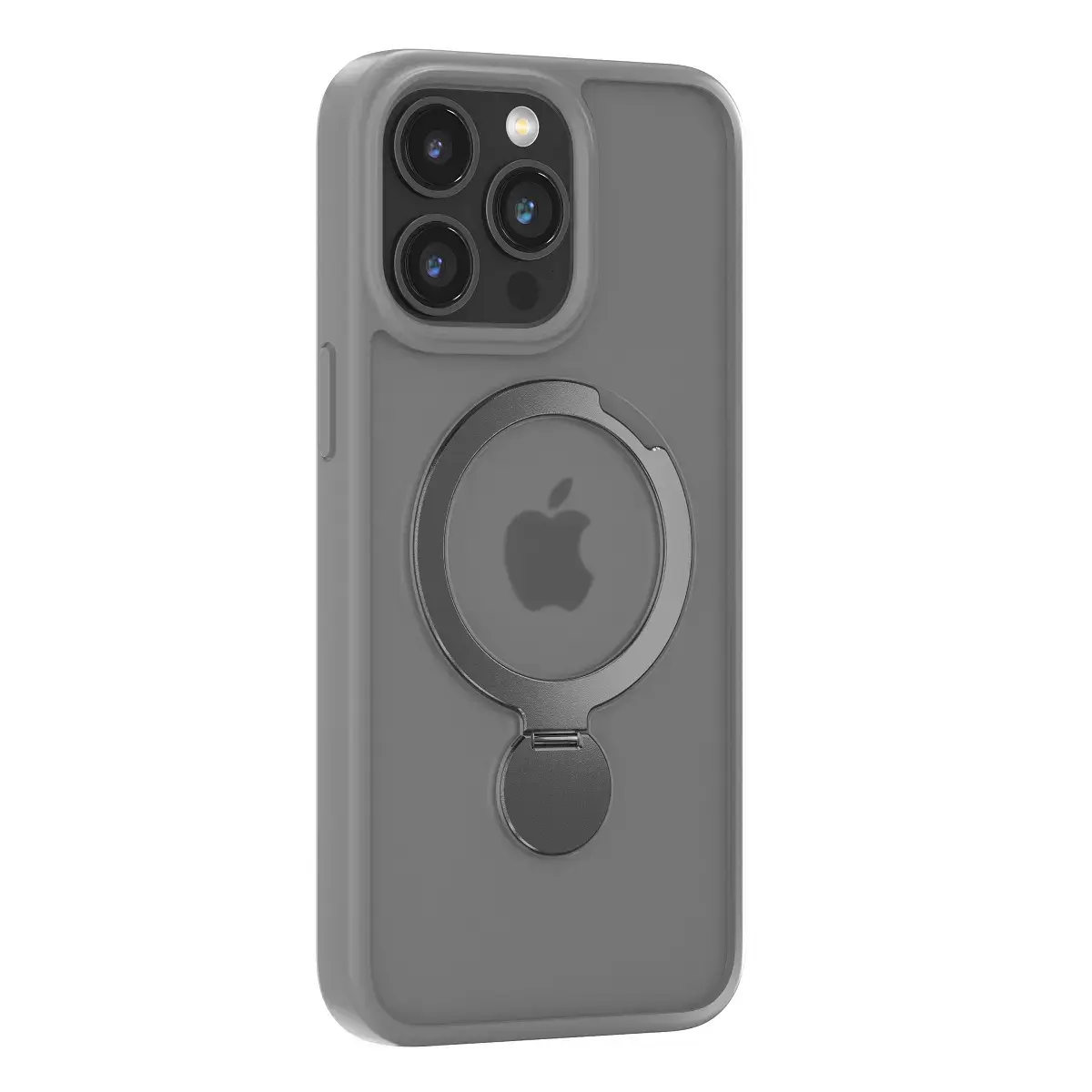Comma Joy Shark phone case with MagSafe support for iPhone 15 gray
