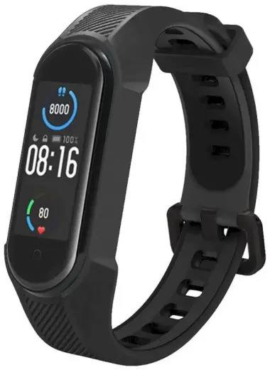 Tech-Protect Armour ремешок для умных часов Xiaomi Mi Band 5/6 | чёрный