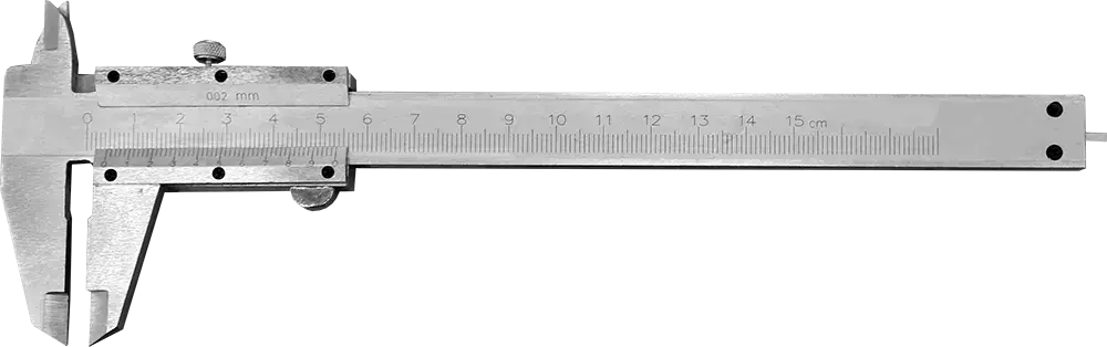 Bīdmērs tērauda 150mm kl. 0.02mm