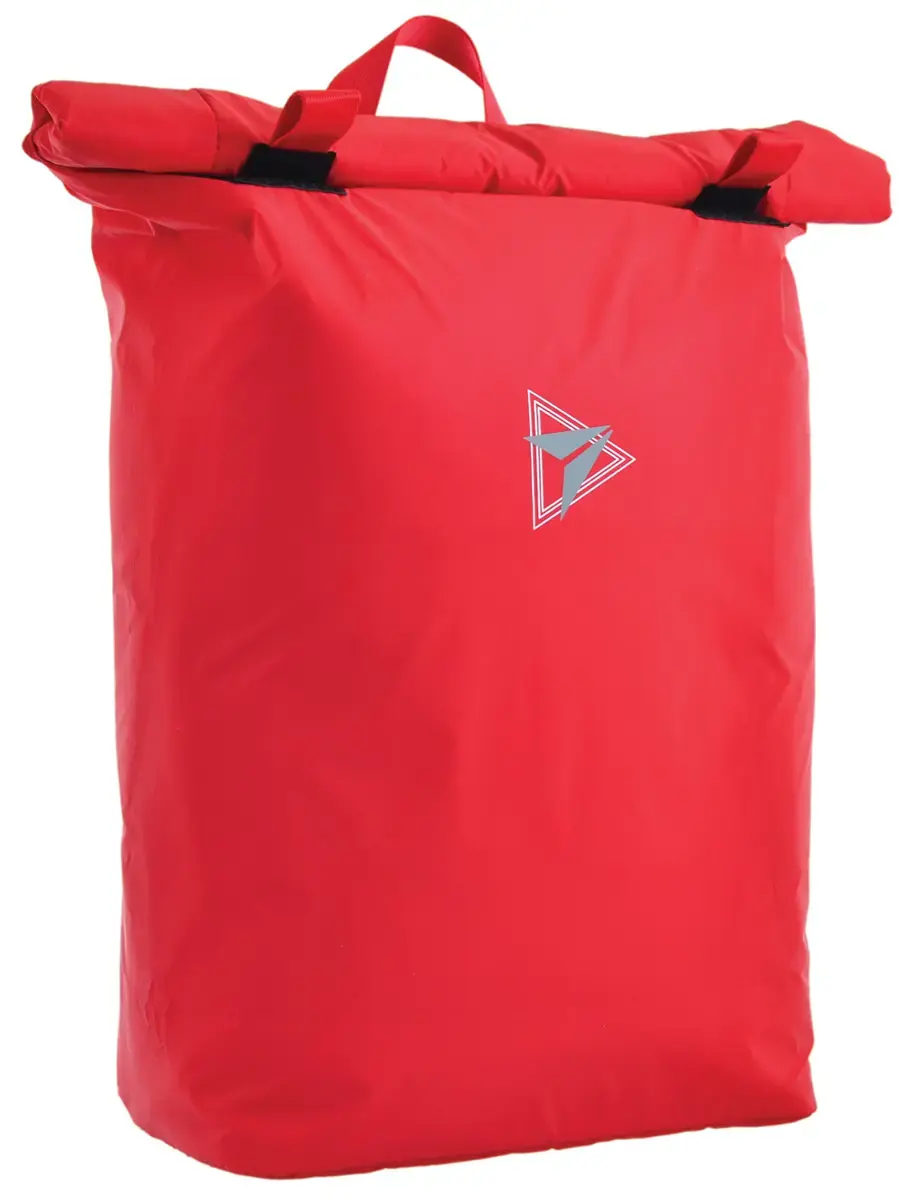Mugursoma YES T-65 Reflective Burgundy, 46 x 29 x 14 cm, red