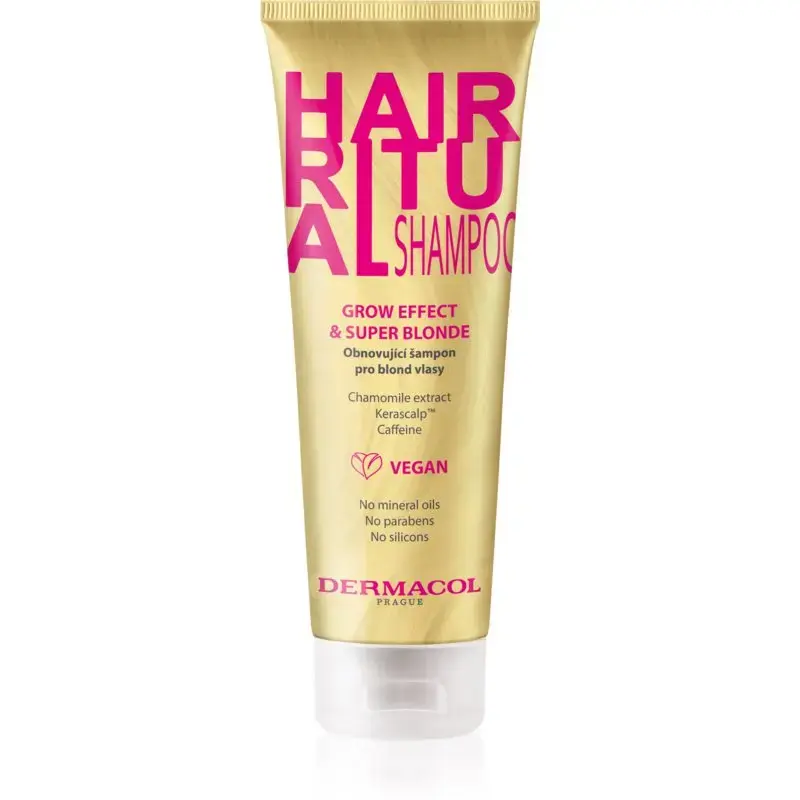 Dermacol Ritual Renewing Shampoo (Growth Effect and Super Blonde) 250 Ml