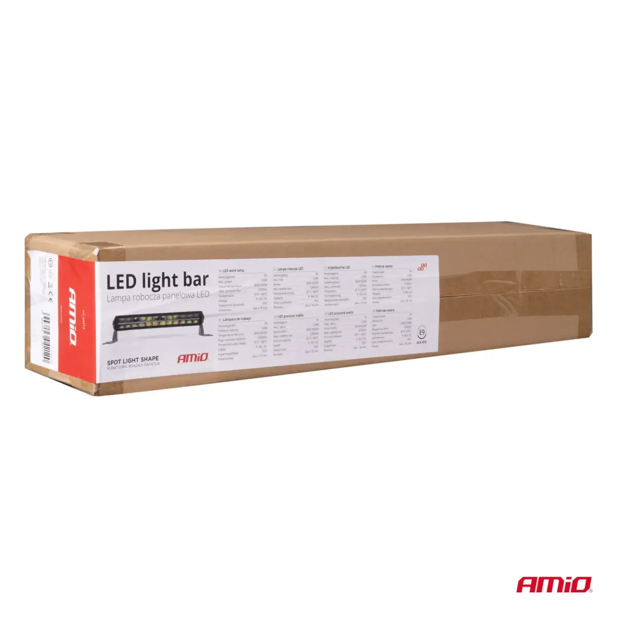 LED work panel lamp BAR AWL71 120W 6500K 12000lm 56cm 12V 24V AMIO-04212