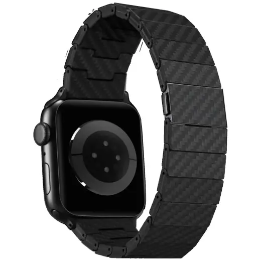 Band PITAKA Carbon Fiber Modern for Apple Watch 1|2|3|4|5|6|7|8|9|10|SE|Ultra|Ultra2 black grey Photo