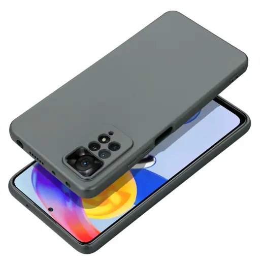 METALLIC Case for XIAOMI Redmi NOTE 14 4G (GLOBAL - 164,84mm x 78,15mm x 8,16mm) grey