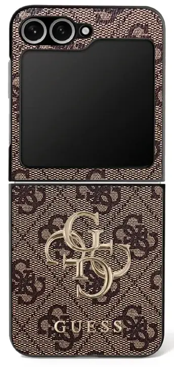 Etui Guess Big 4G Logo Classic Logo do    Samsung Galaxy Z Flip7 brązowy