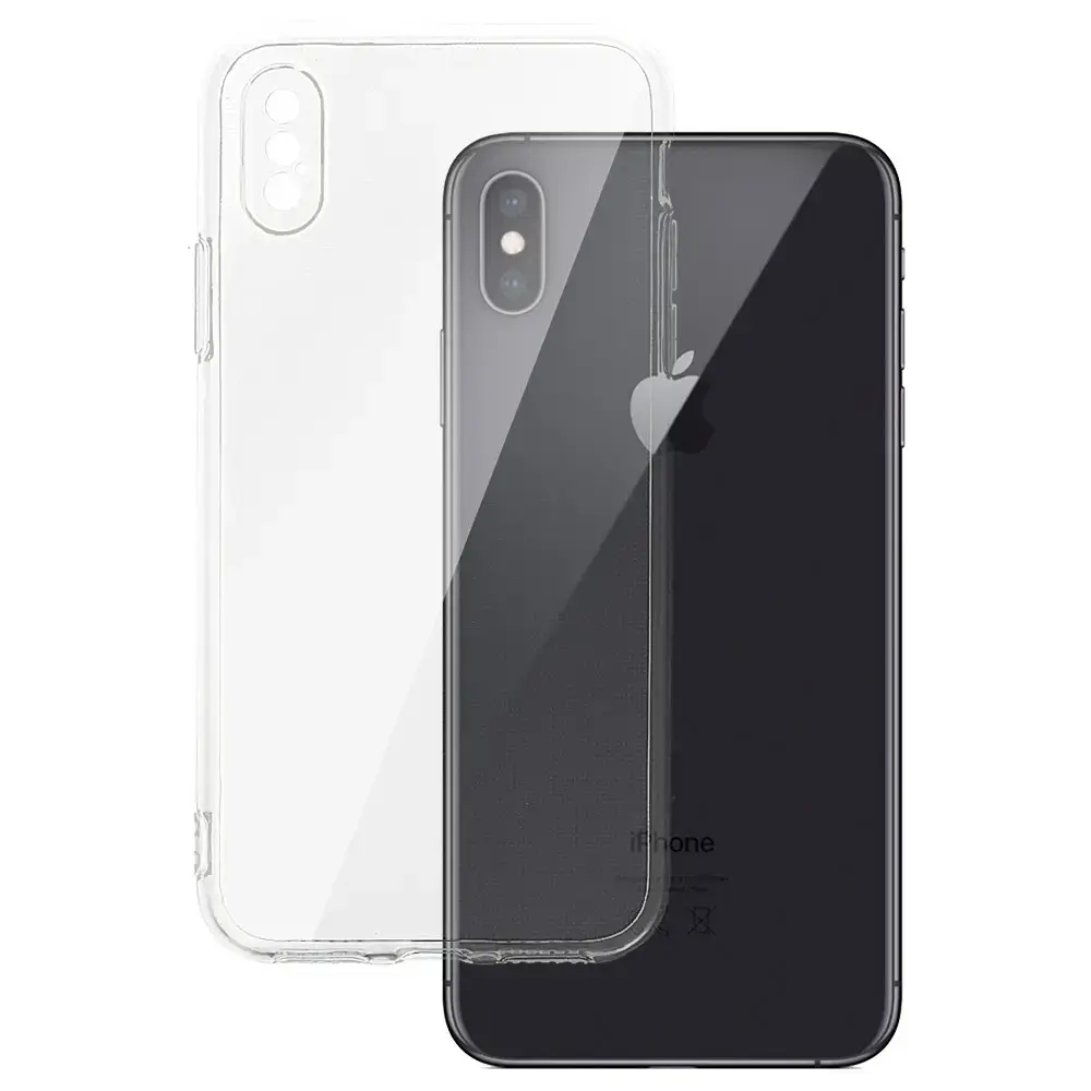 2 mm maciņš telefonam iPhone X | iPhone XS caurspīdīgs