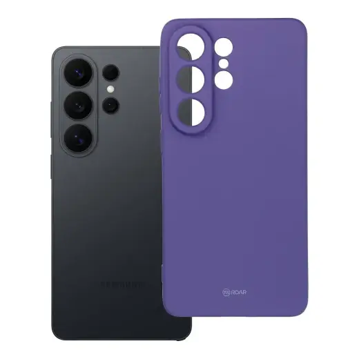 Roar All Day Colorful Jelly phone case for Samsung Galaxy S26 Ultra (S948) purple