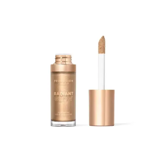 Profusion, Radiant Glow, Fresh Glow, Liquid Highlighter, Champagne, For Face, 14.5 ml