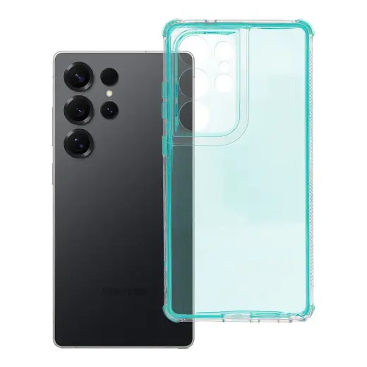 MATRIX CLEAR phone case for Samsung Galaxy S25 Ultra (S938) green