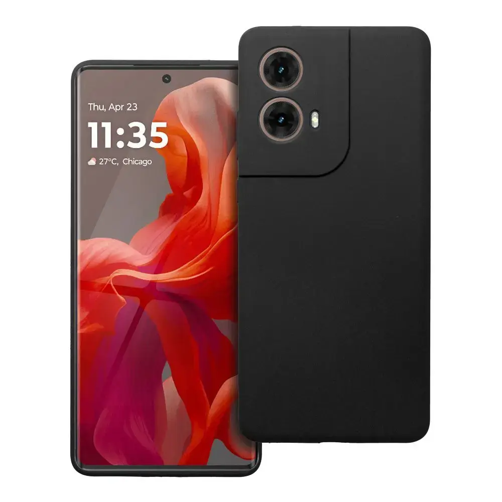 Case SILICONE 2mm for MOTOROLA G85 5G black