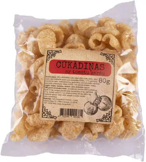 Cūkādiņas OU YES! ar tomātu garšu, 80g