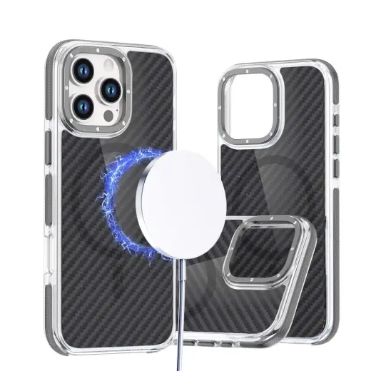 FIBER Case comapitble with MagSafe for XIAOMI Redmi Note 15 Pro 4G grey