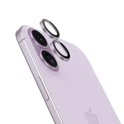Benks Tempered glass Glass Warrior Lens Protector on camera for Iphone 17 (lens 2 pieces) lavender