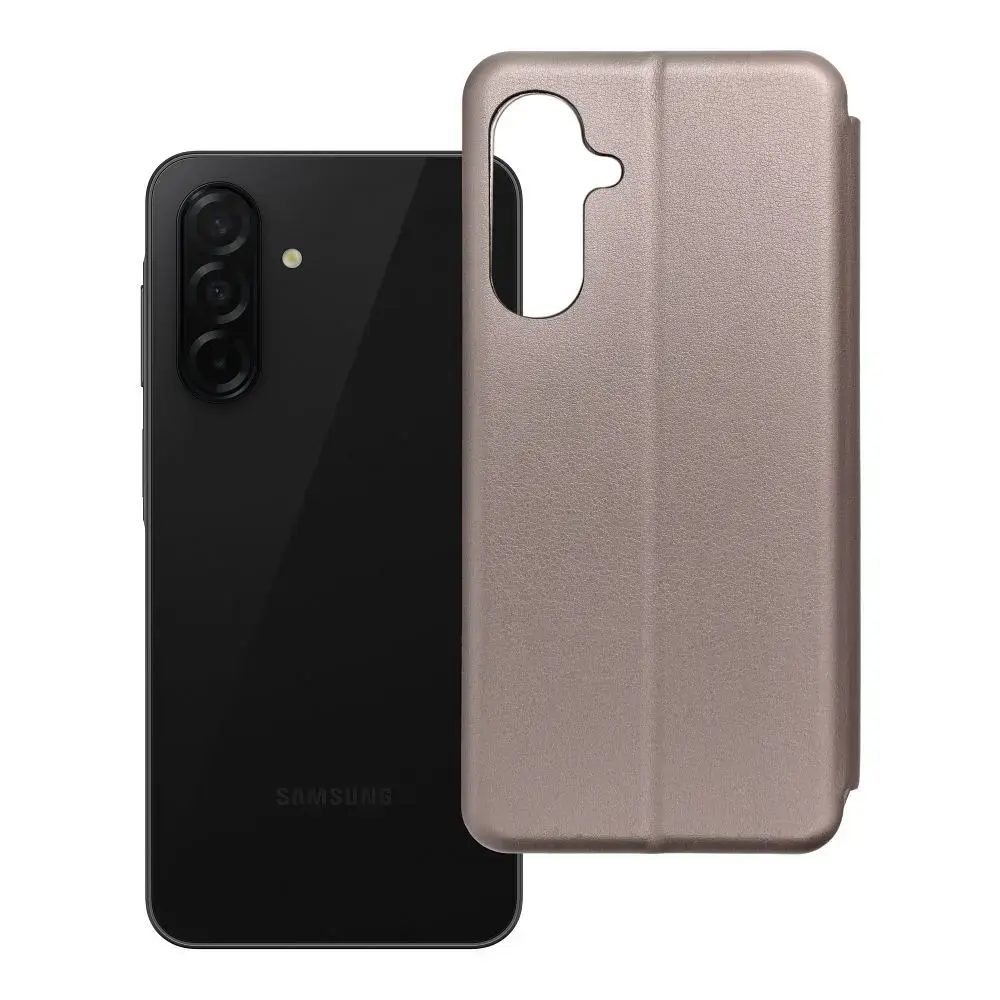 Forcell Elegance grāmatveida maciņš telefonam Samsung Galaxy A26 5G (A266) pelēks