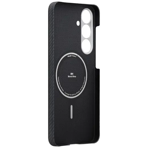 Case PITAKA Ultra-Slim MagSafe for Samsung Galaxy S25 black grey Photo