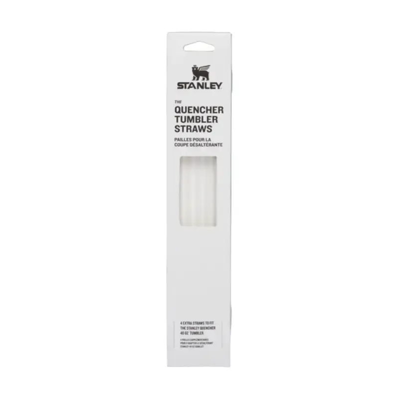 Salmiņu komplekts 4 gab. termokrūzēm The Quencher Travel Tumbler Straws 1,18L caurspīdīgi