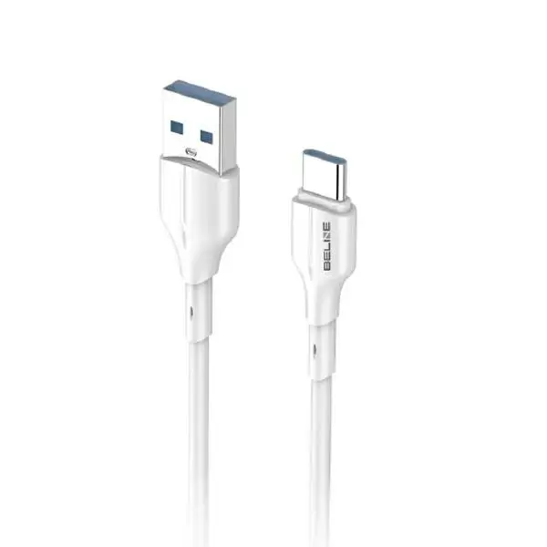 Beline BLNCWC01 datu pārraides un uzlādes vads | USB-A uz USB-C | 25W | 1m | balts