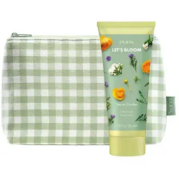 Secret Garden Lets Bloom Body Lotion - Tělové mléko s taštičkou