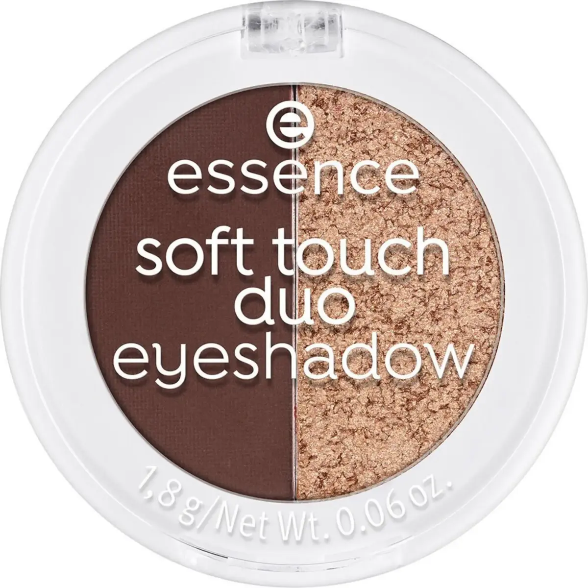 Essence, Soft Touch Duo, Eyeshadow Compact, 04, Mocha Muse, 1.8 g