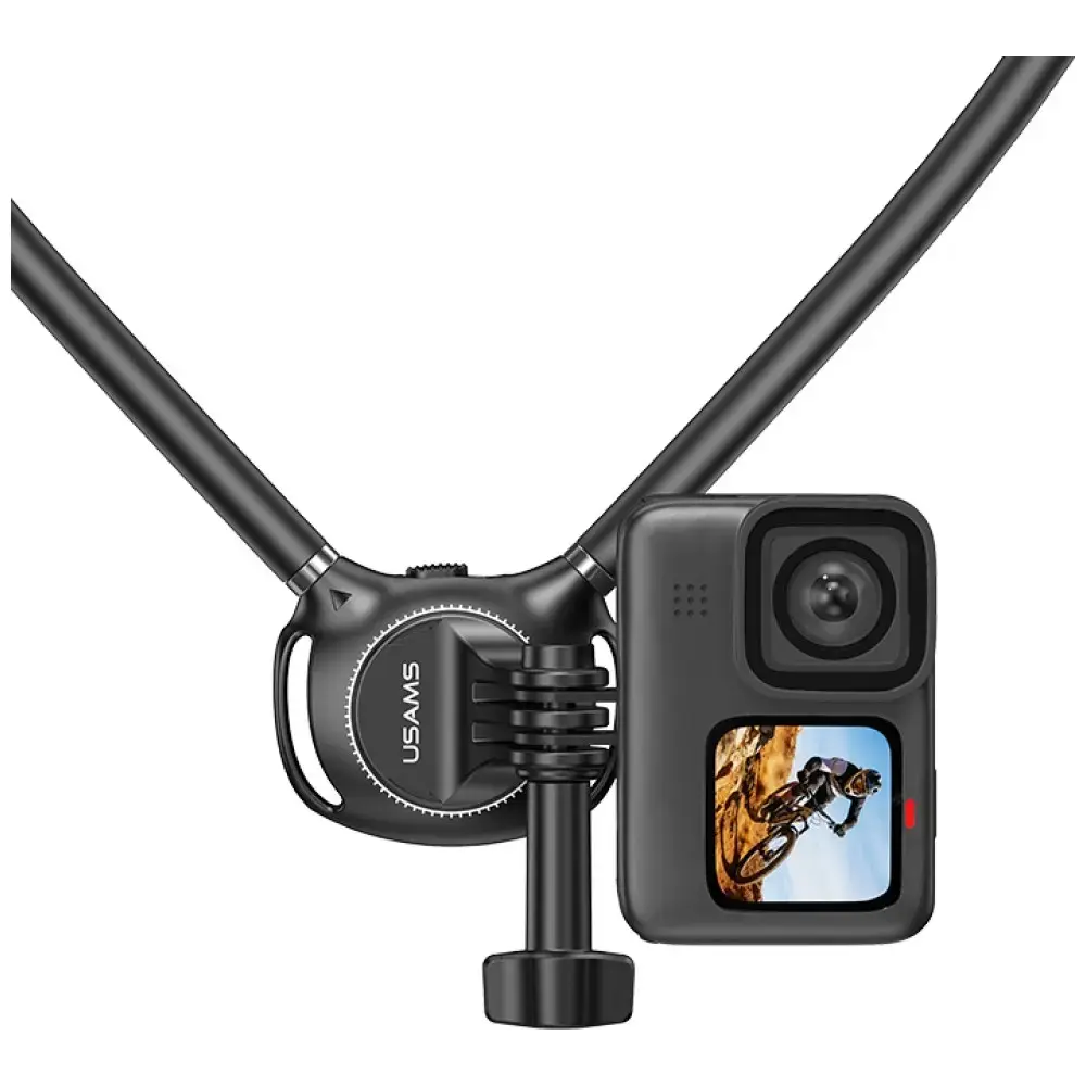 Neck Mount for sport camera USAMS JoyGo Joy01 black