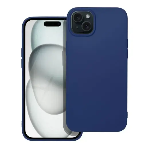 Soft maciņš telefonam iPhone 15 Plus zils
