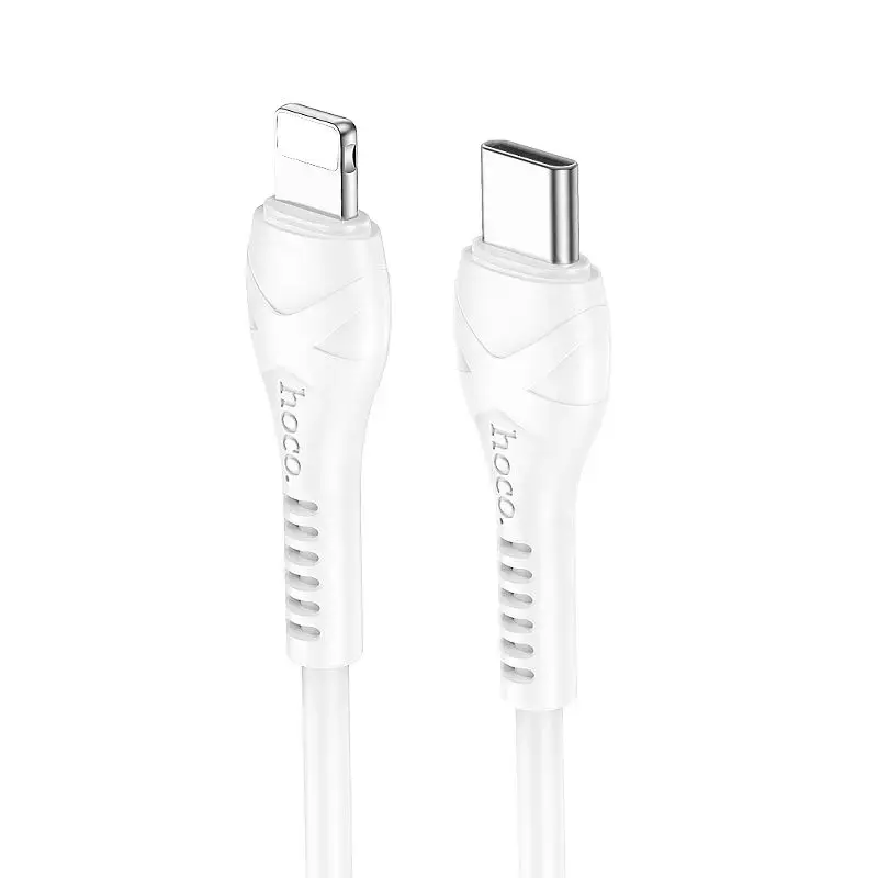 Hoco X37 data transfer and charging cable | USB-C to Lightning | PD | 27W | 1m | white
