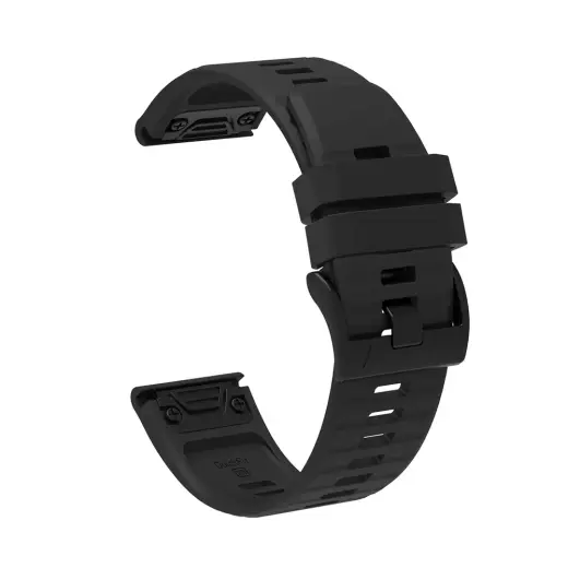 Hurtel smartwatch strap for Garmin Fenix 3/5X/6X/7X Pro | Silicone | black