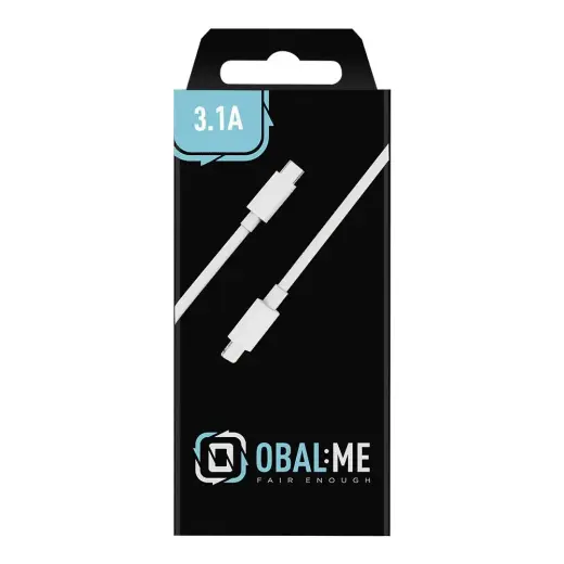 OBAL:ME data transfer and charging cable | USB-C to Lightning | 15.5W | 1m | white