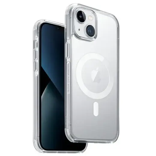 UNIQ Combat phone case for iPhone 14 Plus transparent with MagSafe support