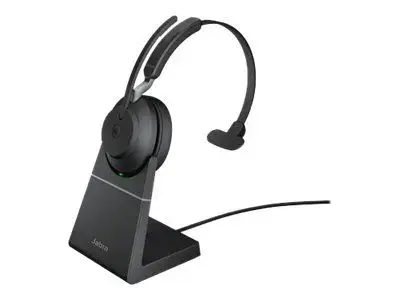 Jabra Evolve2 65 MS Mono - headset - with charging stand