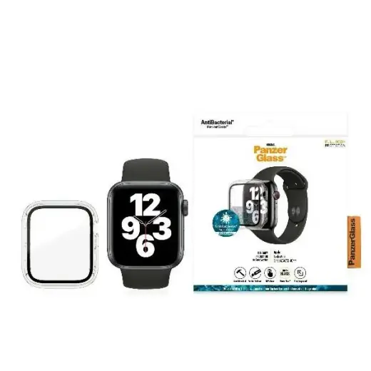 PanzerGlass Full Body tempered glass + case for Apple Watch 4 | 5 | 6 | SE (40mm) clear