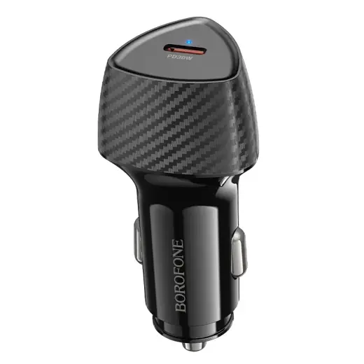 Borofone BZ31B Solid car charger | 30W | PD, QC | USB-C | black