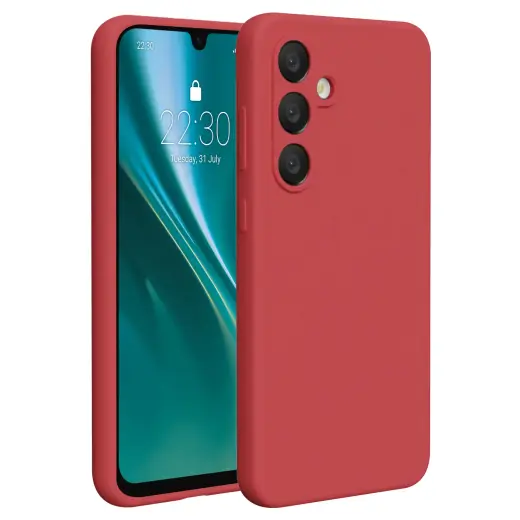 Etteri Silicone phone case for Samsung Galaxy A56 5G raspberry
