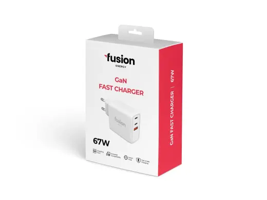 Fusion Energy lādētājs | 67 W | PD | USB-C, USB-A | balts