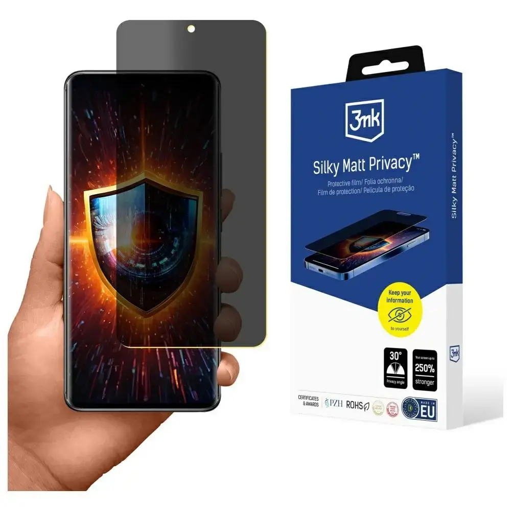 3MK Silky Matt Privacy Screen Protector for Redmi Note 14 Pro+