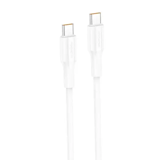 Foneng XS01 60W USB-C to USB-C cable, 1m (white)