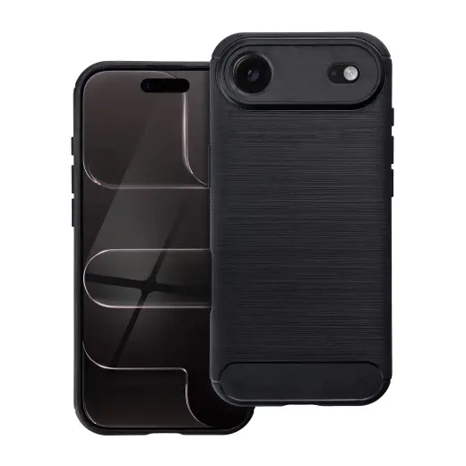 Carbon phone case for iPhone 17 Air black