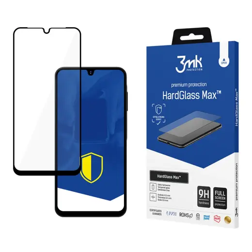 3mk HardGlass Max grūdintas apsauginis stiklas telefonui Galaxy A16 | Galaxy A26 | Galaxy M16 su montavimo rėmeliu