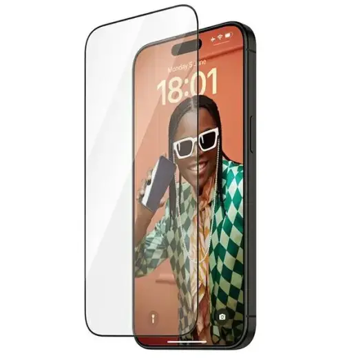 PanzerGlass Re:fresh grūdintas stiklas telefonui iPhone 15 Pro Max 6.7" Ultra-Wide-Fit ekrano apsauga, Easy Aligner 2824