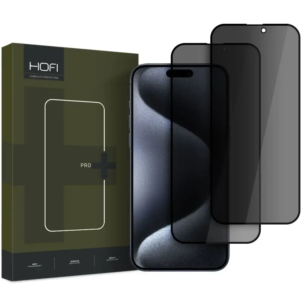 HOFI ANTI SPY tempered glass for phone iPhone 16 Plus (privacy effect)