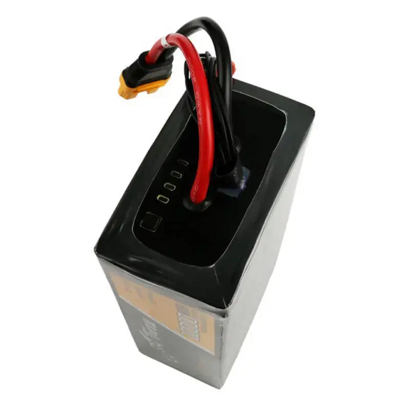 Tattu 10000mAh 44.4V 30C 12S1P Lipo Battery Pack with AS150U Plug