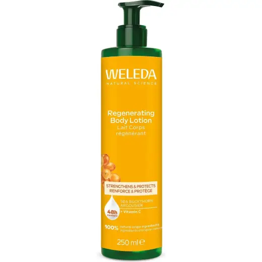 Weleda Sanddorn, Regenerierende Körperemulsion, 250 Ml