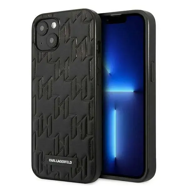 Karl Lagerfeld KLHCP13MMNMP1K iPhone 13 6,1" hardcase czarny|black Monogram Plaque