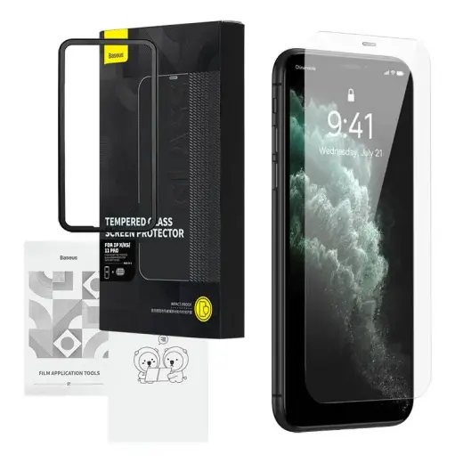 Tempered glass Baseus Schott HD 0.3 mm for iPhone X| XS| 11 Pro