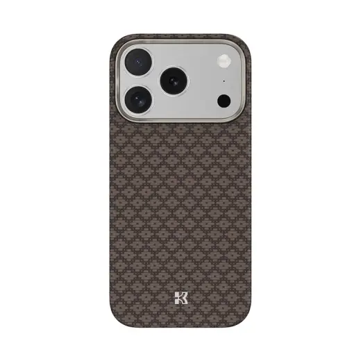 Benks Magnetic Armor Air Armor Grid Kevlar maciņš telefonam iPhone 17 Pro zelta krāsā
