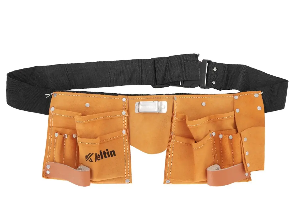 Ādas instrumentu josta ar 11 kabatām