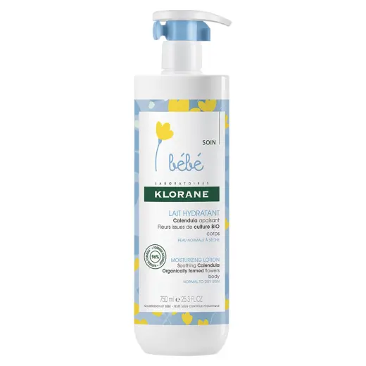 Klorane, Bebe, Calendula, Moisturising, Body Milk, 750 ml
