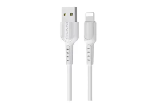 Borofone X16 MD818 data transfer and charging cable | USB-A to Lightning | 12W | 1m | white