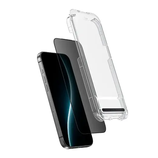 Benks Tempered glass Ultra Shield Privacy (FF67) for Iphone 17|16 Pro black